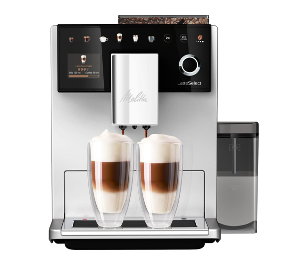 Melitta Ekspres automatyczny LatteSelect F63/0-211 srebrno-czarny - 1227477 - zdjęcie